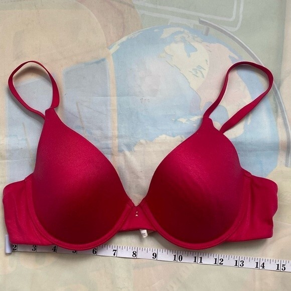 Maidenform Self Expressions Push Up Red Bra Size 36B - Picture 8 of 10